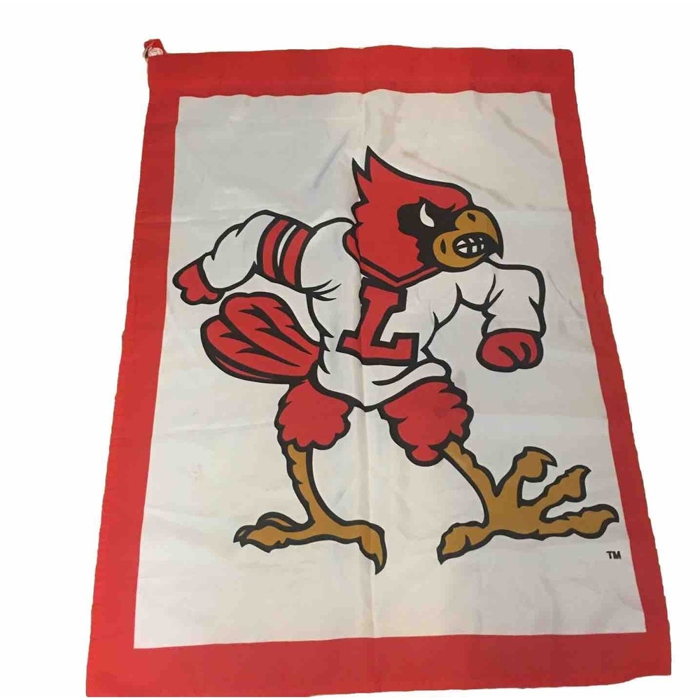 Louisville Cardinals Vintage Retro 1994 Throwback Large Outdoor Flag 30"x40"